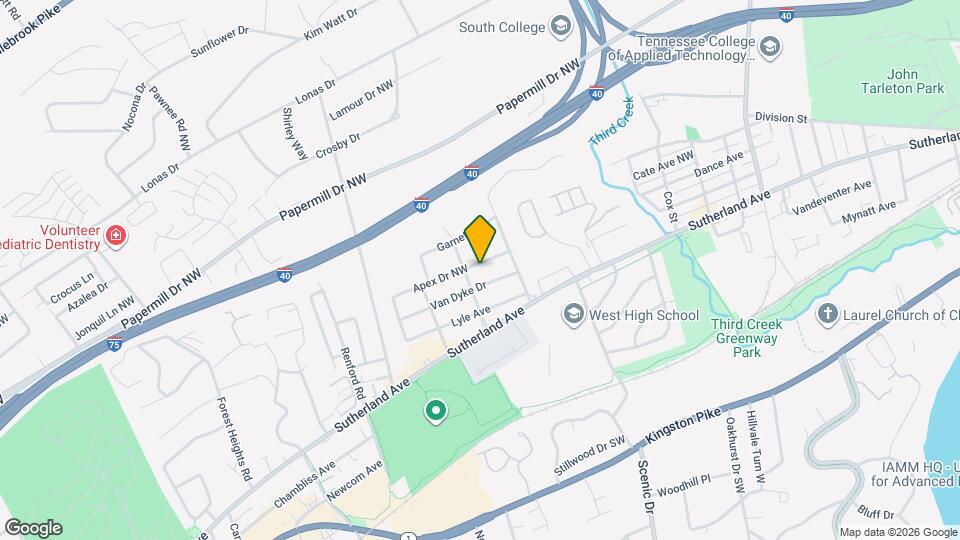 4132 Apex Dr NW Map and Location Details