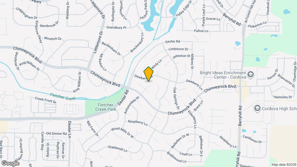 1929 Autumndale Cv Map and Location Details