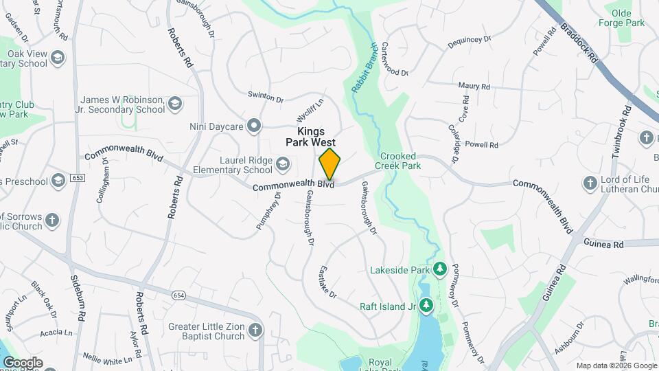 0xxx Commonwealth Blvd Mapa y Detalles de la Ubicación