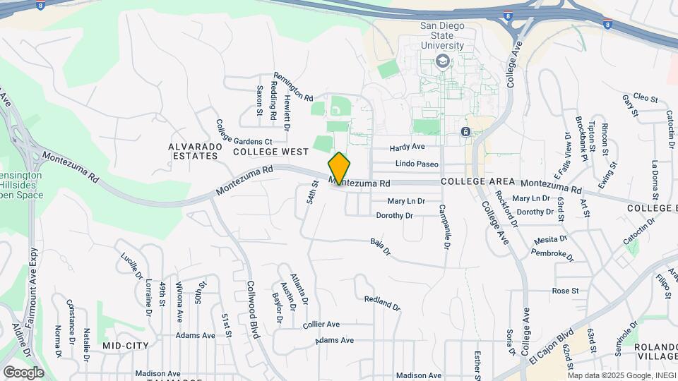 5436 Mary Lane Dr, Unit 4 Bedrooms-3 Baths Map and Location Details
