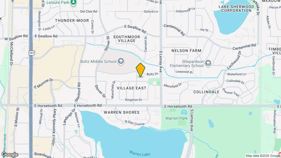 906 Mansfield Dr Map and Location Details