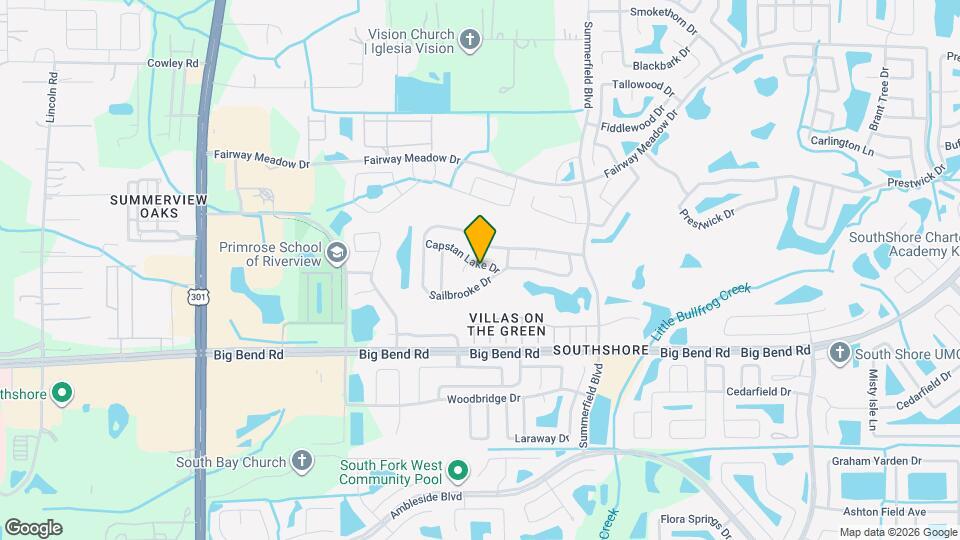 10905 Capstan Lake Dr Map and Location Details