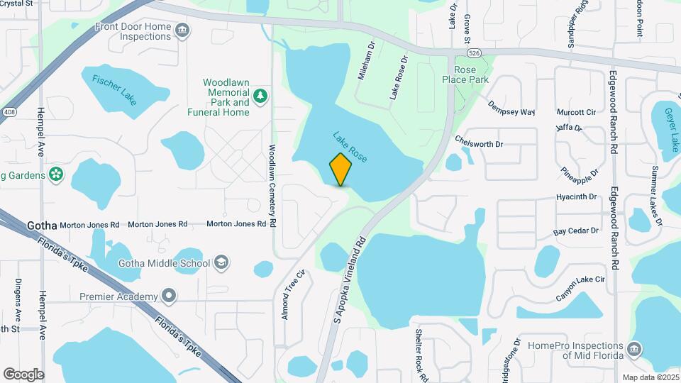 8709 Rose Pointe Ct Map and Location Details