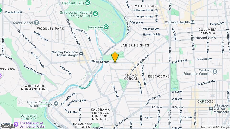 1942 Calvert St NW Map and Location Details