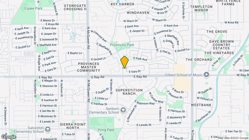 1032 N Hudson Pl Map and Location Details