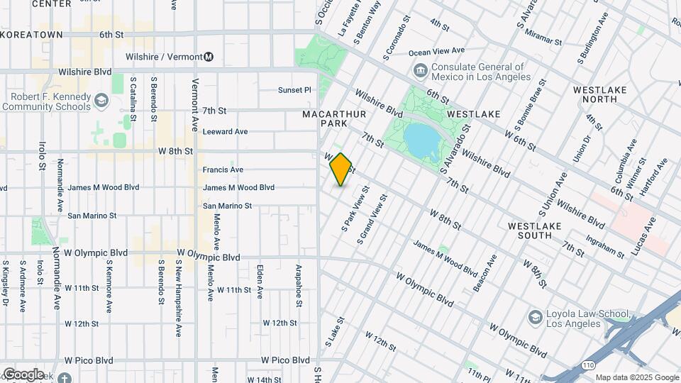 843 S Carondelet St Map and Location Details
