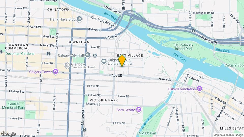 Library Square Apartments Map and Location Details