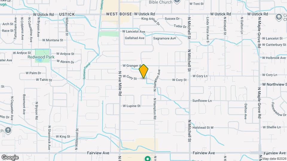 10357 W Cory St Map and Location Details