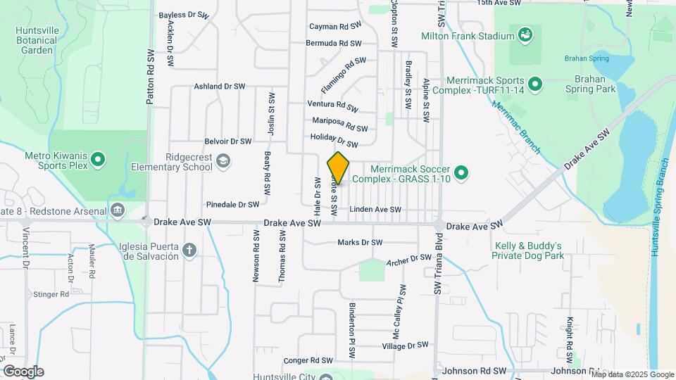 3605 Grote St SW Map and Location Details
