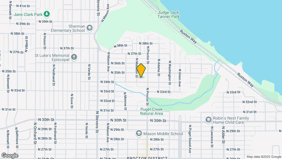 3909 N 34th St Map and Location Details