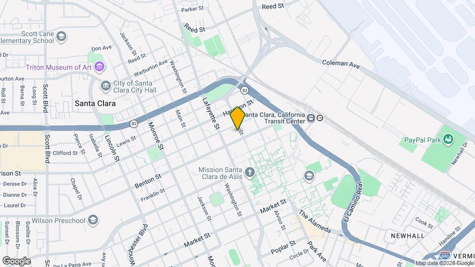 1130-1140 Alviso St Map and Location Details