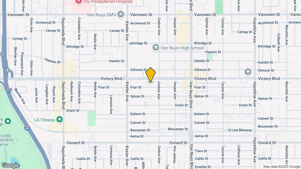 14735 Friar St Map and Location Details