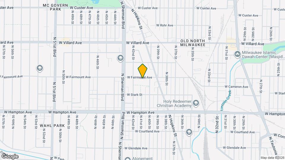 4031 W Fairmount Ave Map and Location Details