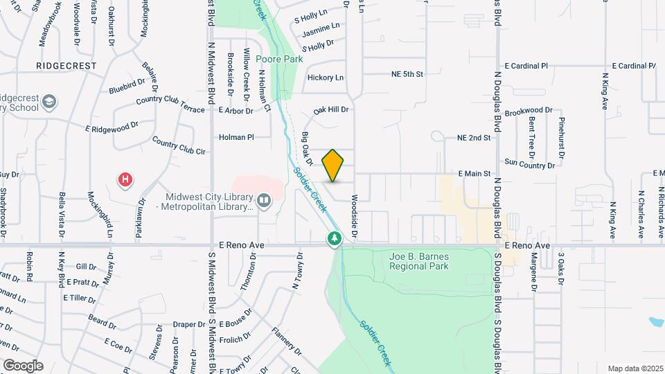 1036 Tall Oaks Dr Map and Location Details