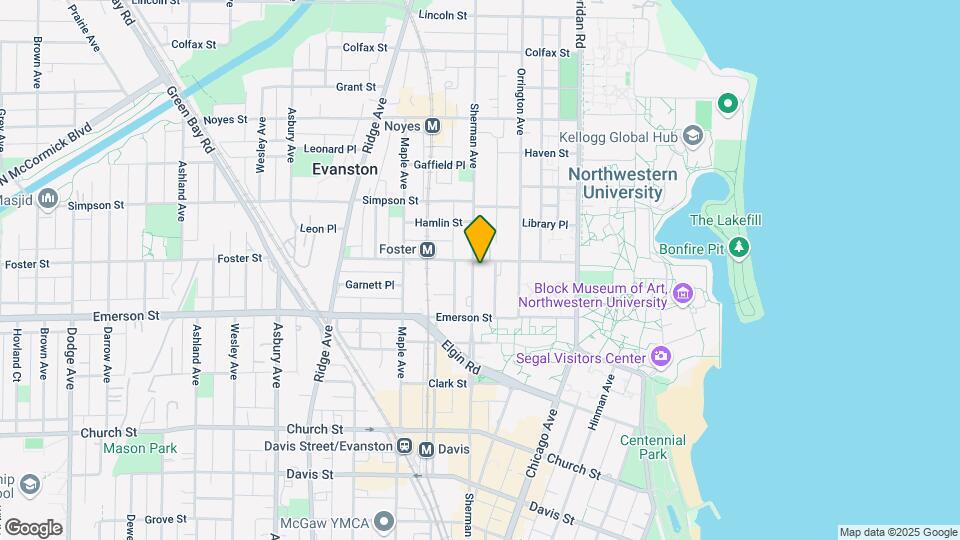 1945 Sherman Ave Mapa y Detalles de la Ubicación