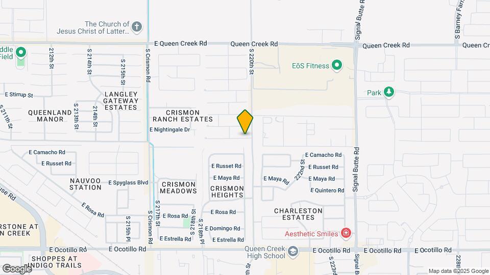 21976 E Nightingale Ct Map and Location Details
