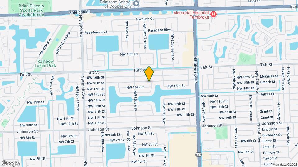 8430 NW 15th Ct Map and Location Details