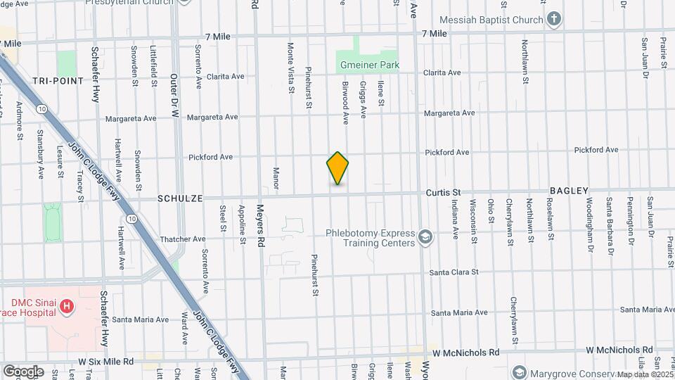 10428 Curtis St Map and Location Details