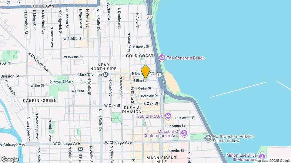 49 E Elm St Map and Location Details