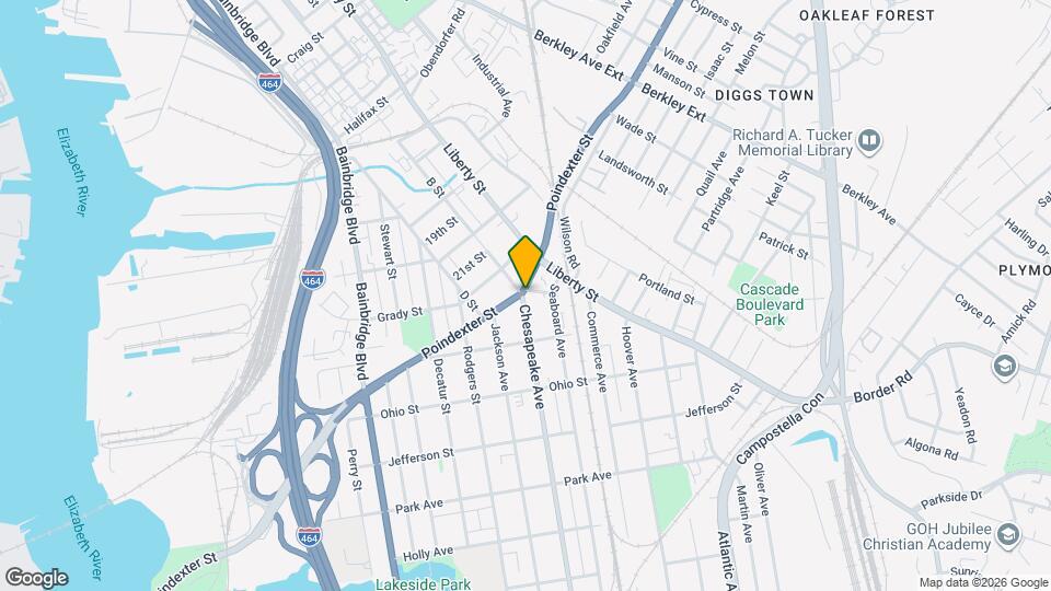 1005 Chesapeake Ave Map and Location Details