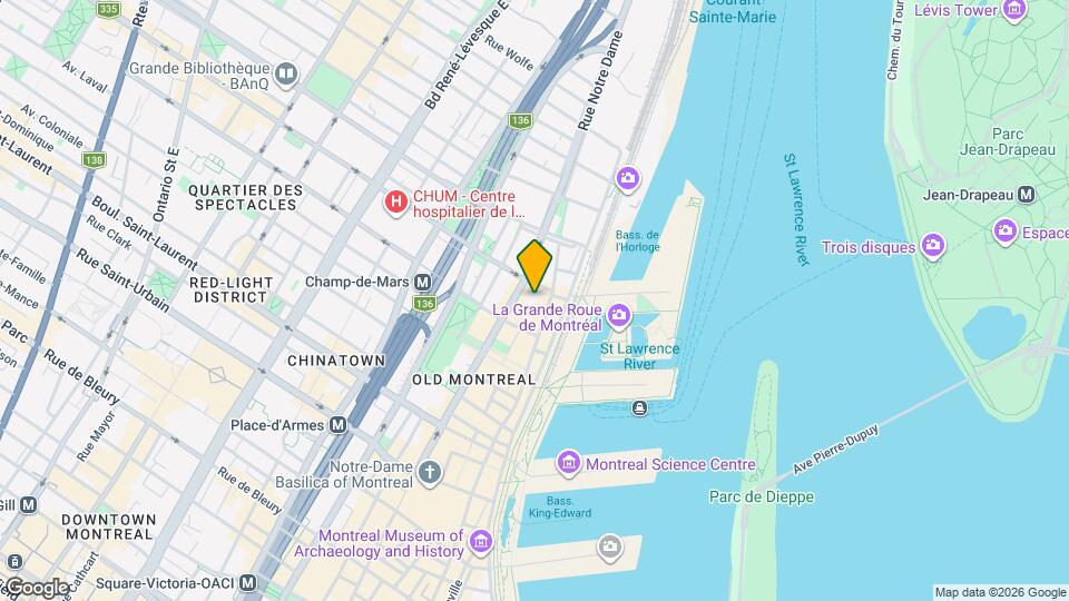 375 Saint-Paul Rue E Map and Location Details