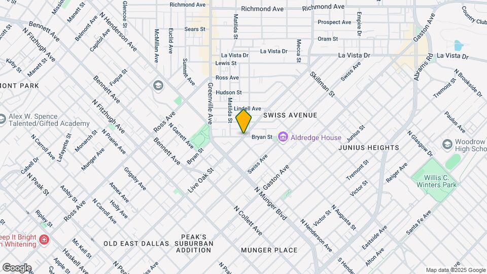 950 Live Oak St Map and Location Details