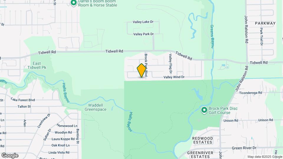 10018 Valley Wind Dr Map and Location Details