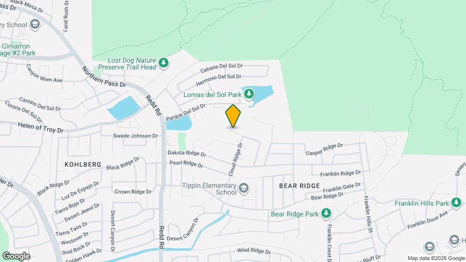 6713 Capitan Ridge Map and Location Details