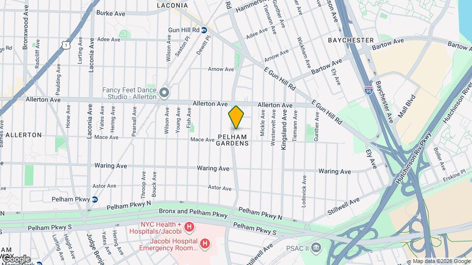 2516 Eastchester Rd Map and Location Details