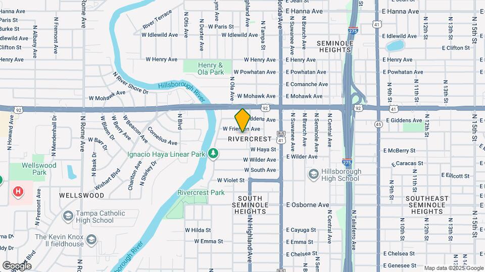 307 W Crest Ave Map and Location Details