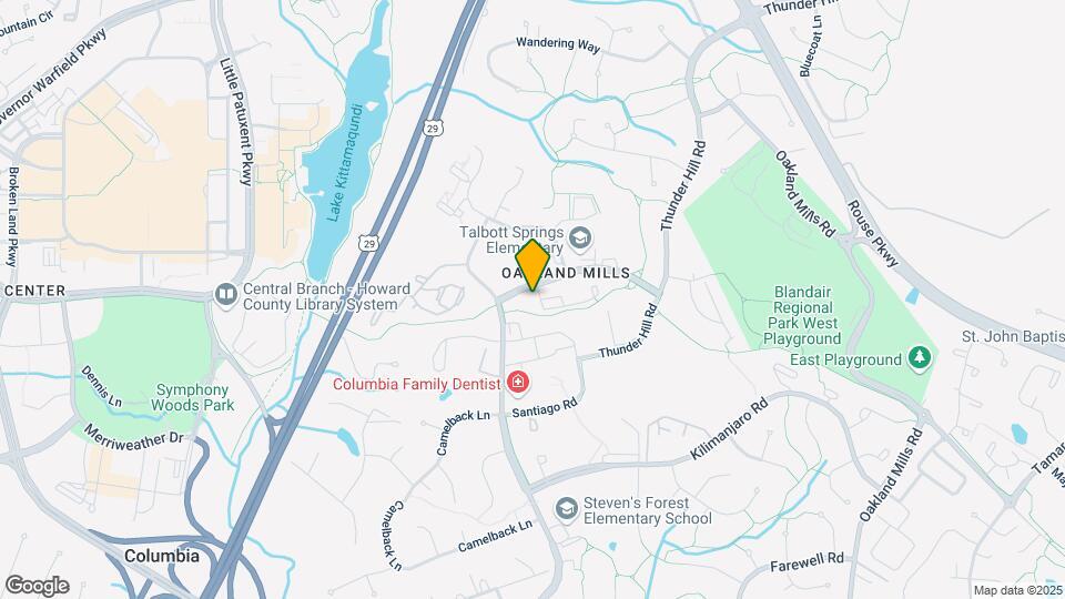 9653 White Acre Rd Map and Location Details