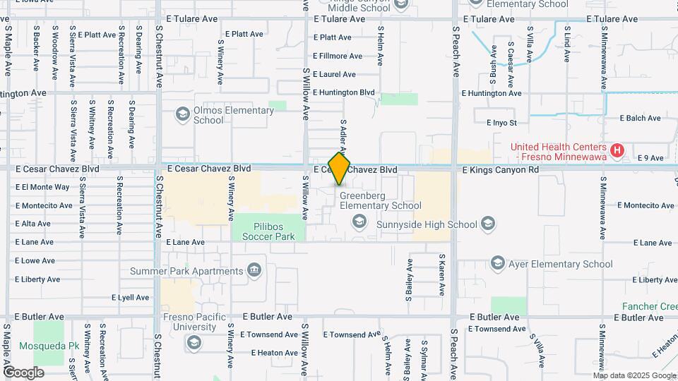 825 S Adler Ave Map and Location Details