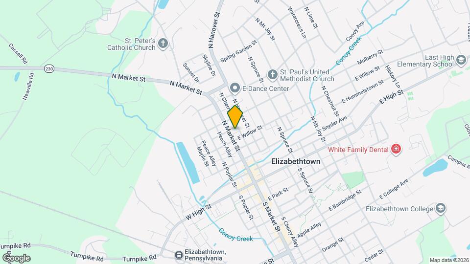 219 N Market St, Unit 106 Map and Location Details