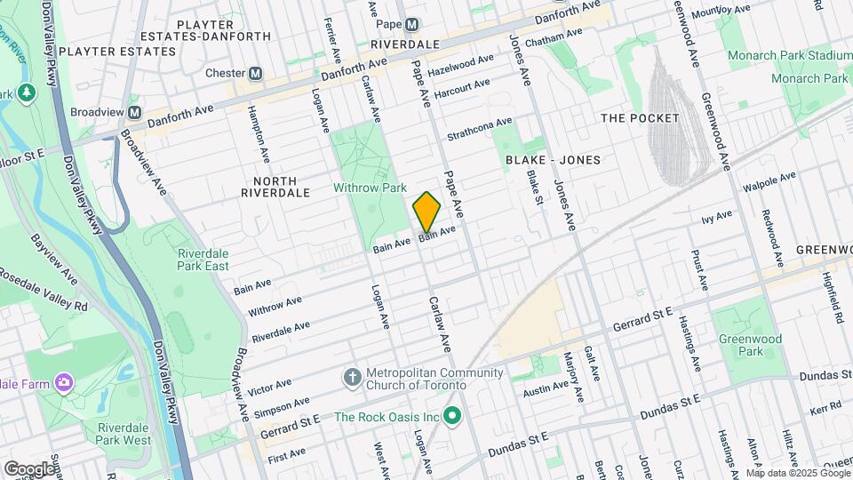 239 Bain Ave Map and Location Details