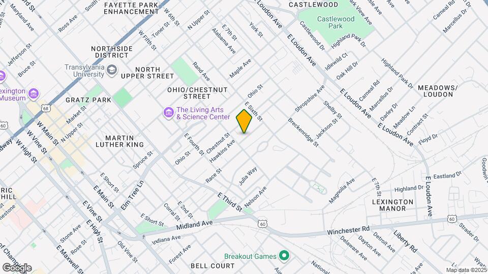 519 Pemberton St Map and Location Details