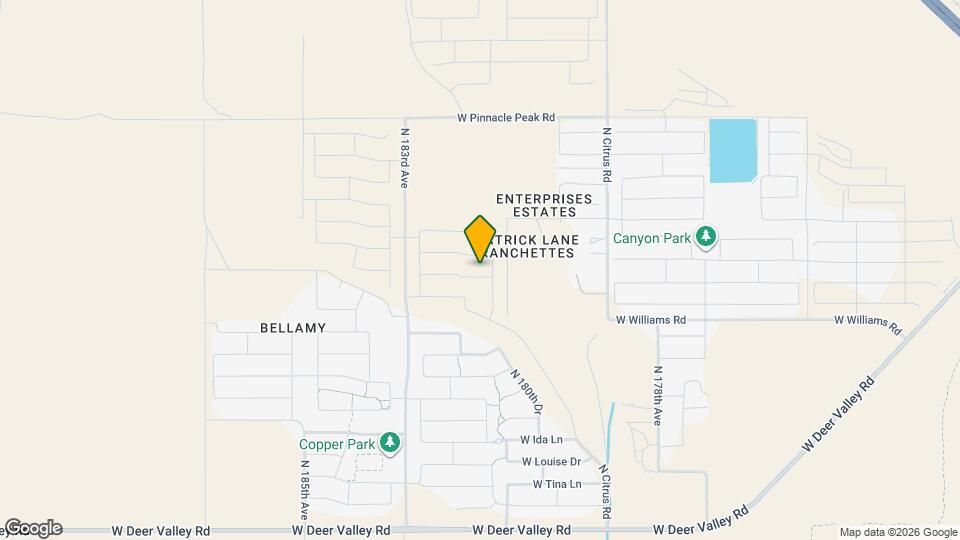 18140 W Daley Ln Map and Location Details