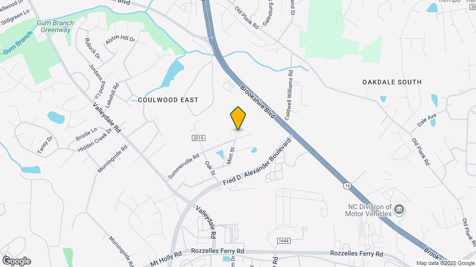 1611 Summerville Rd Map and Location Details