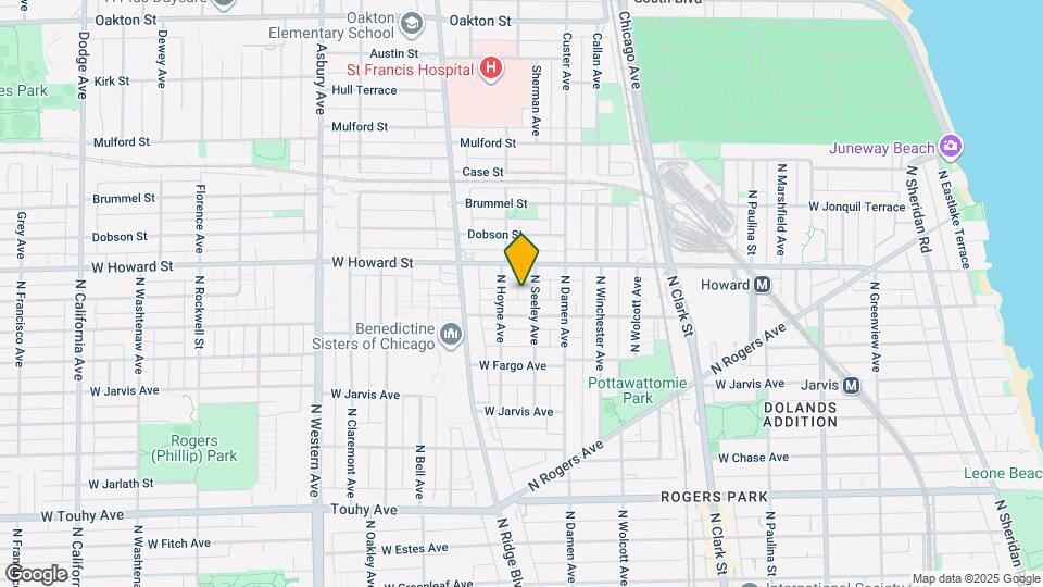 7518 N Seeley Ave Map and Location Details
