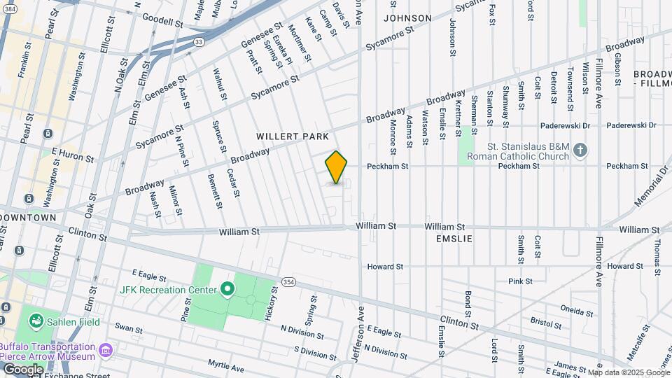 Willert Park Map and Location Details