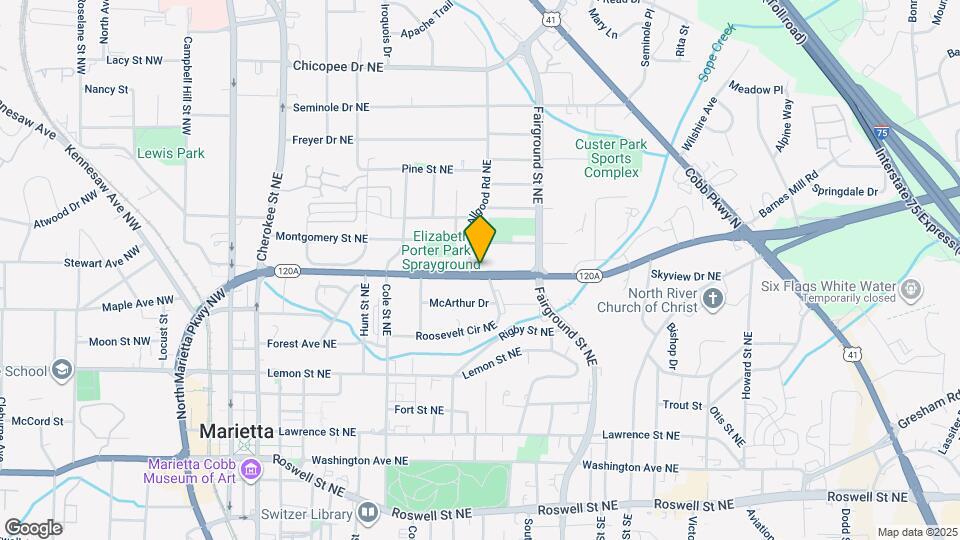 431 North Marietta Pkwy NE Map and Location Details