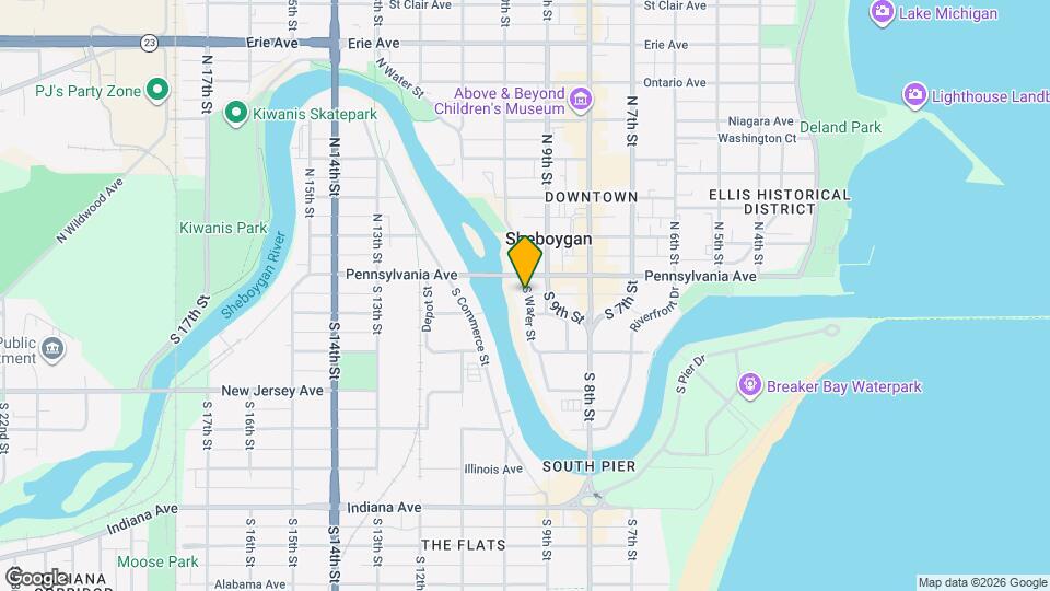 520 S Water St Mapa y Detalles de la Ubicación