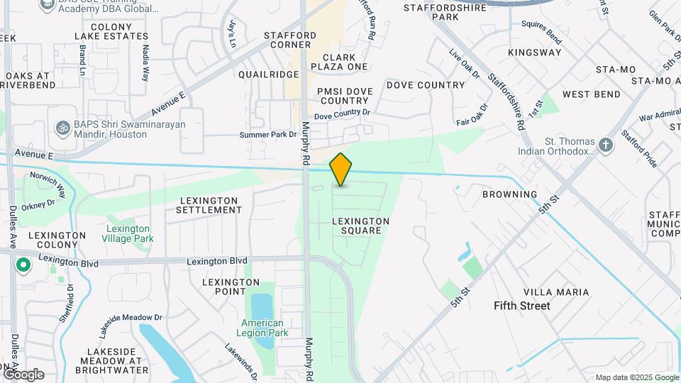 3622 George Washington Ln Map and Location Details