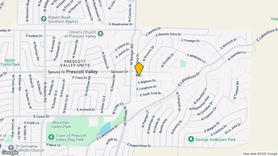 4565 N Carla Vista Dr Map and Location Details