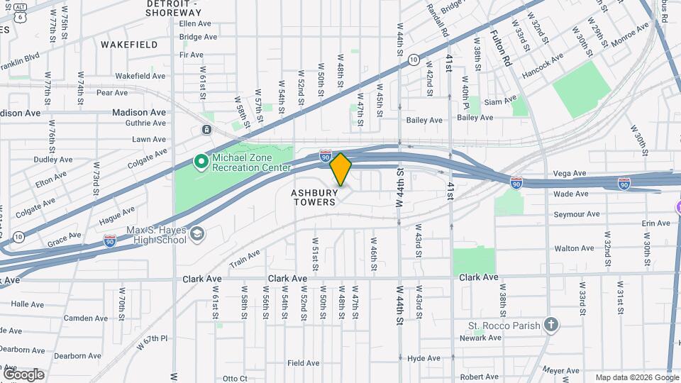 4720 Walworth Ave Map and Location Details