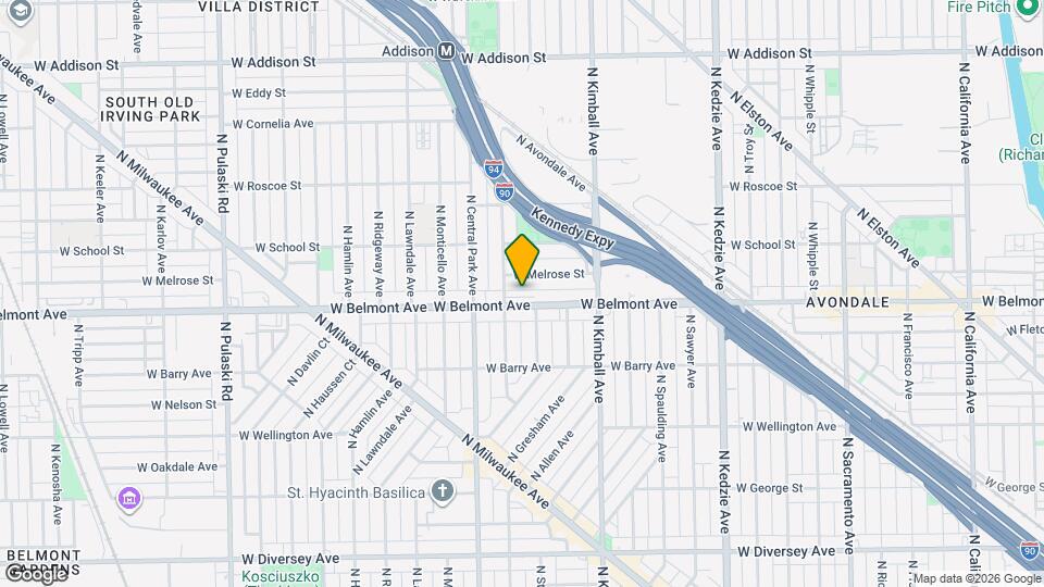 3209 N Drake Ave Map and Location Details