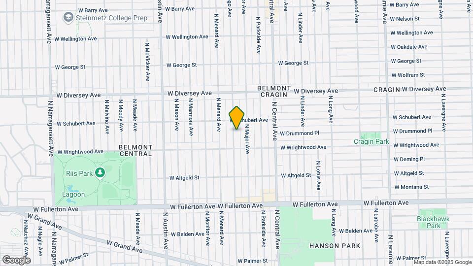 2635 N Mango Ave Mapa y Detalles de la Ubicación