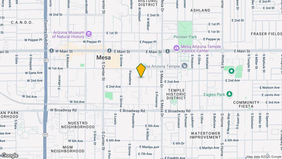 Mesa Artspace Lofts Mapa y Detalles de la Ubicación