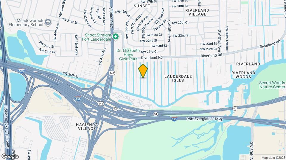 2539 Okeechobee Ln Map and Location Details