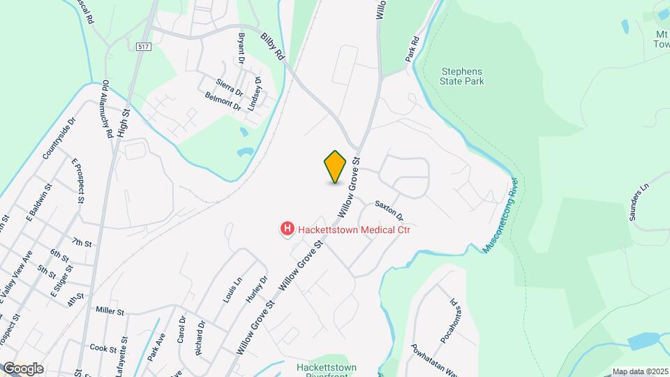 Hackettstown Senior Apartments Map and Location Details