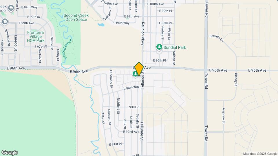 9530 Sedalia St Map and Location Details